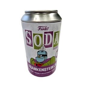 New In Can Funko Vinyl Soda Frankenstein Jr. Metallic CHASE 1-6250 Find Chase
